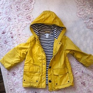 Janie and Jack Yellow Raincoat 2T/3T